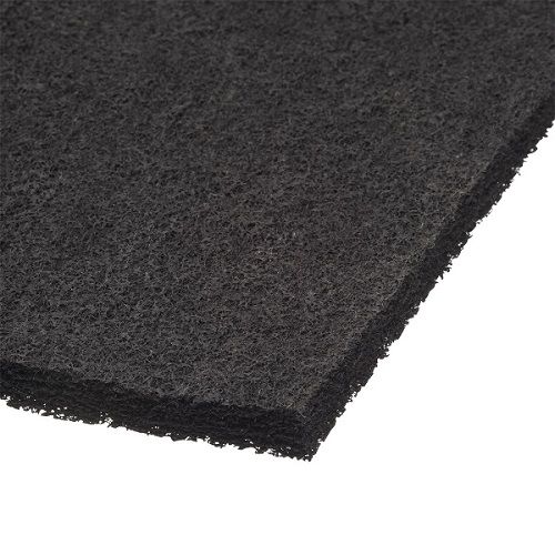 Filtermatte für Dunstabzugshaube 1m x 1m x 12 mm., Aktivkohle 5135, Schneidbare Filtermatten, Fettfilter und Staubfilter